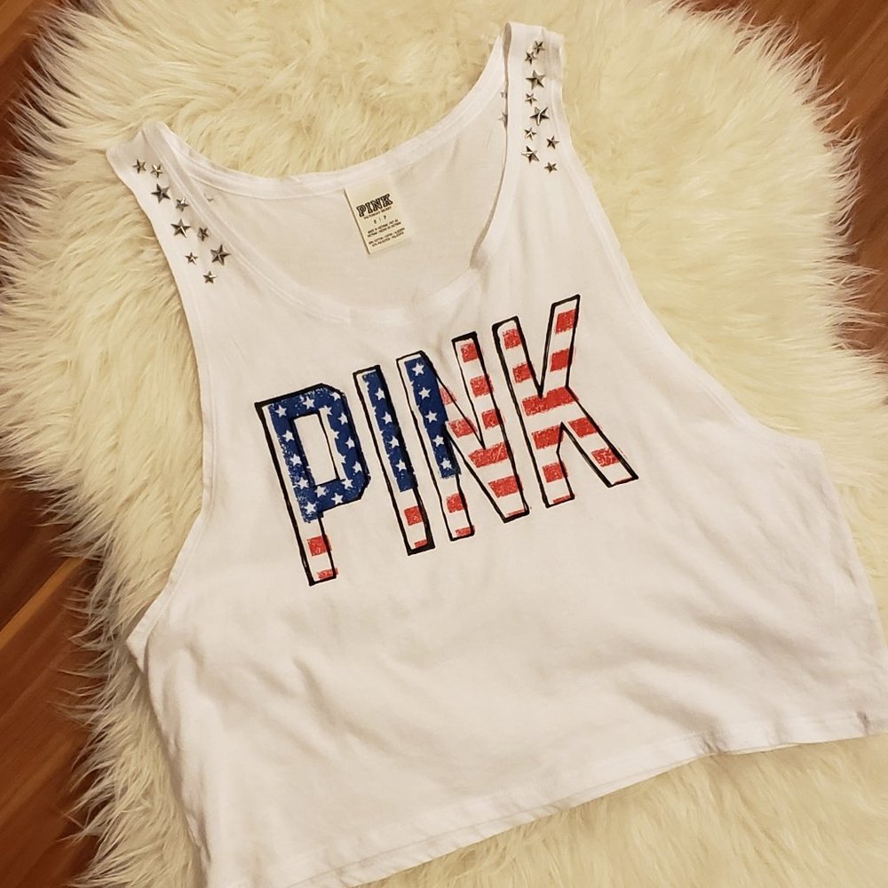 4th Of July PINK Muscle Tank